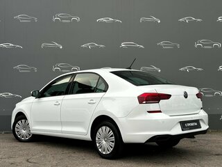 2021 Volkswagen Polo VI, белый, 1452900 рублей, вид 4