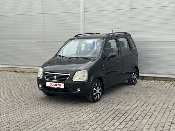 2002 Suzuki Wagon R+ II, чёрный, 285000 рублей