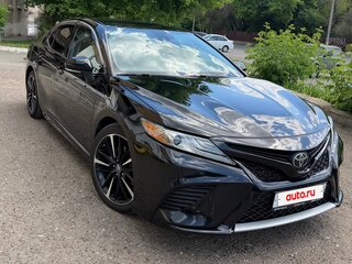 2018 Toyota Camry US Market VIII (XV70), чёрный, 2500000 рублей, вид 4