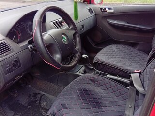 2007 Skoda Fabia I Рестайлинг, красный, 200000 рублей, вид 5