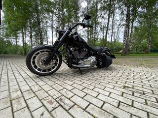 2019 Harley-Davidson Fat Boy, чёрный, 3500000 рублей, вид 3