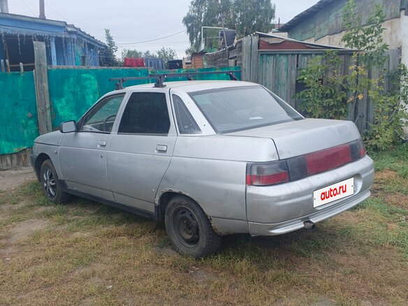 2002 Lada (ВАЗ) 2110, серебристый, 75000 рублей - вид 3