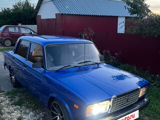 2009 Lada (ВАЗ) 2107, голубой, 130000 рублей, вид 2