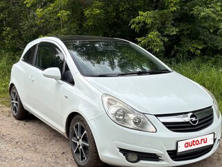 2008 Opel Corsa D, белый, 420000 рублей, вид 2