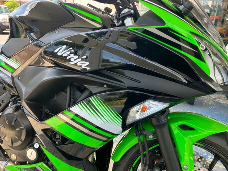 2017 Kawasaki Ninja 650, зелёный, 695000 рублей, вид 4