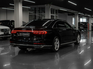 2018 Audi A8 Long 55 TFSI IV (D5), чёрный, 3800000 рублей, вид 5
