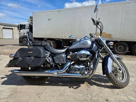 2001 Honda Shadow 750, синий, 400000 рублей, вид 4
