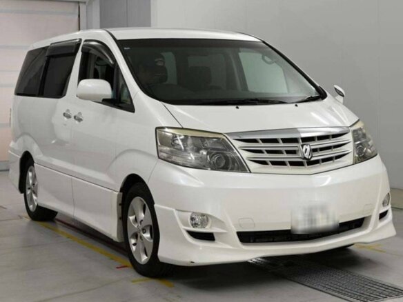 2008 Toyota Alphard I Рестайлинг, белый, 1900000 рублей - вид 2