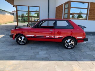 1982 Toyota Starlet II (P60), красный, 420000 рублей, вид 1