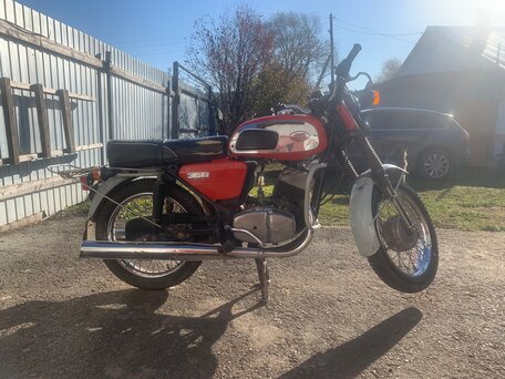 1984 Jawa 350/634, красный, 80000 рублей, вид 3