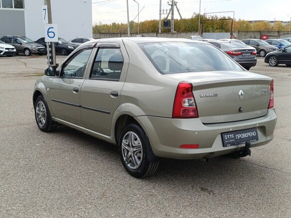 2011 Renault Logan I Рестайлинг, бежевый, 370000 рублей - вид 6