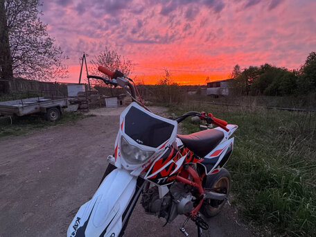2024 Kayo Basic TT125, оранжевый, 80000 рублей, вид 3