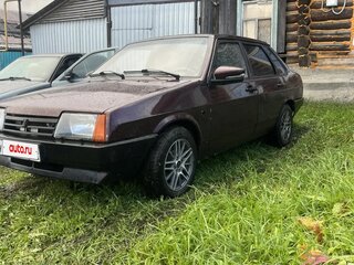 2000 Lada (ВАЗ) 21099, пурпурный, 160000 рублей, вид 1