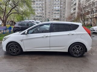2015 Hyundai Solaris I Рестайлинг, белый, 820000 рублей, вид 4