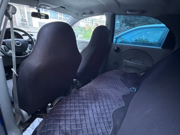 2004 Chevrolet Aveo I, синий, 170000 рублей - вид 7