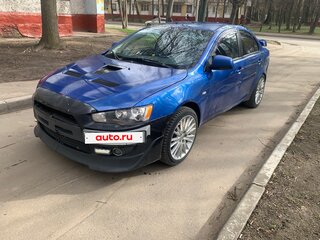 2011 Mitsubishi Lancer X Рестайлинг, синий, 570000 рублей, вид 1