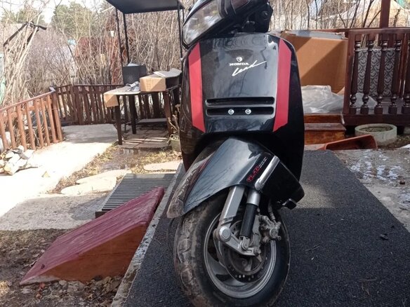 1995 Honda Lead 50, чёрный, 65000 рублей - вид 4