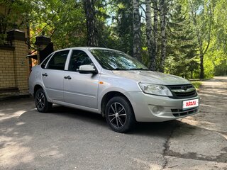 2013 Lada (ВАЗ) Granta I, серебристый, 399000 рублей, вид 1