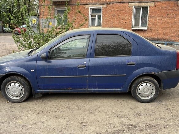 2006 Renault Logan I, синий, 230000 рублей - вид 4
