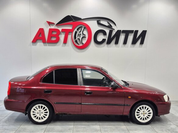 2008 Hyundai Accent ТагАЗ II, красный, 395000 рублей - вид 8