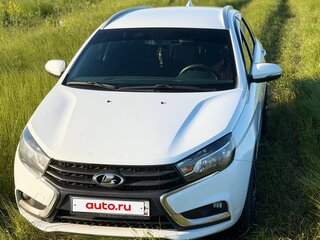 2019 Lada (ВАЗ) Vesta SW I, белый, 1100000 рублей, вид 2