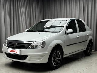 2014 Renault Logan I Рестайлинг, белый, 609000 рублей, вид 1