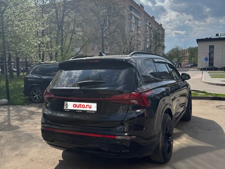 2021 Hyundai Santa Fe IV Рестайлинг, чёрный, 3590000 рублей, вид 2