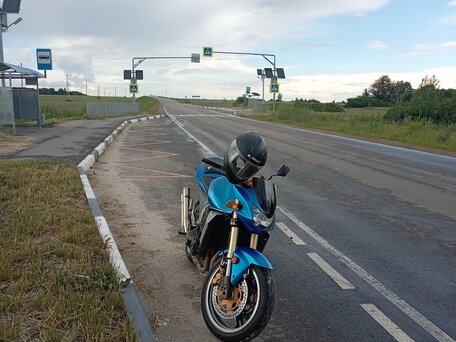 2006 Kawasaki Z 1000, синий, 420000 рублей, вид 3
