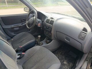 2002 Hyundai Accent ТагАЗ II, серый, 170000 рублей, вид 5