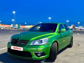 2011 Skoda Octavia RS II Рестайлинг, зелёный, 1360000 рублей, вид 2