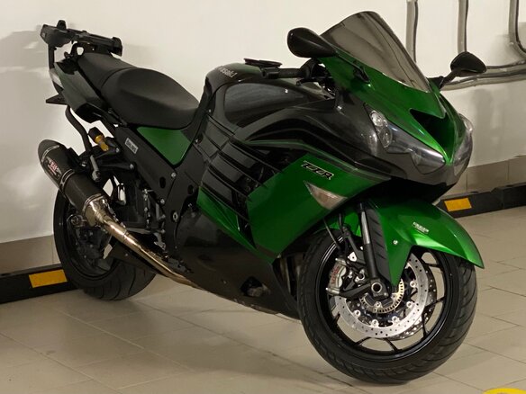 2018 Kawasaki ZZR 1400, зелёный, 1350000 рублей - вид 12