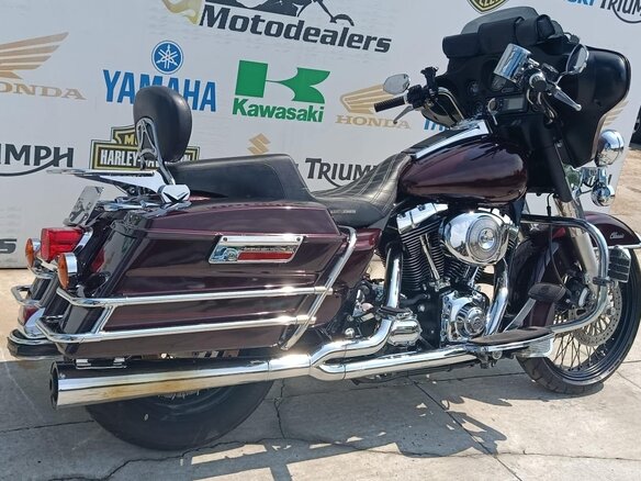 2005 Harley-Davidson Electra Glide, пурпурный, 585000 рублей - вид 9