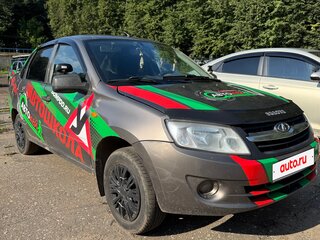 2014 Lada (ВАЗ) Granta I, коричневый, 300000 рублей, вид 3