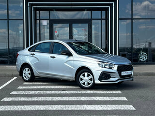 2016 Lada (ВАЗ) Vesta I, серебристый, 595000 рублей, вид 3