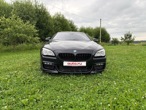 2016 BMW 6 серии 640i xDrive III (F06/F13/F12) Рестайлинг, чёрный - вид 3