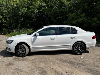 2014 Skoda Superb DSG II Рестайлинг, белый, 1250000 рублей, вид 3