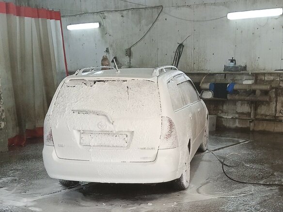 2002 Toyota Corolla Fielder IX (E120, E130), белый, 550000 рублей - вид 4