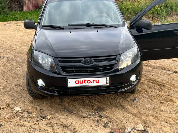 2013 Lada (ВАЗ) Granta I, чёрный, 300000 рублей - вид 6