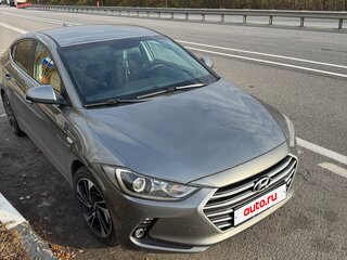 2017 Hyundai Elantra VI (AD), серый, 1250000 рублей, вид 2