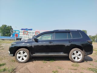 2013 Toyota Highlander II (XU40) Рестайлинг, чёрный, 1534300 рублей, вид 4