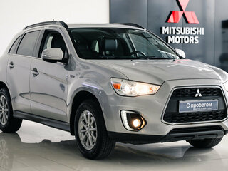 2014 Mitsubishi ASX I Рестайлинг, серебристый, 1250000 рублей, вид 2