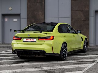 2022 BMW M3 Competition Package VI (G80), жёлтый, 9300000 рублей, вид 4