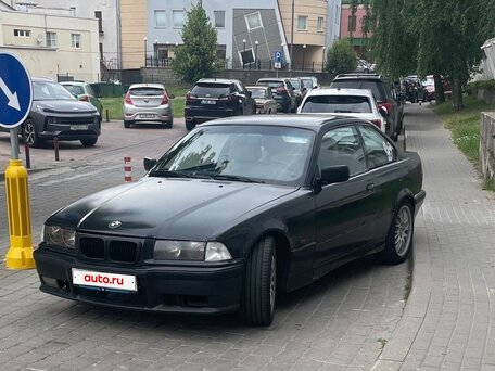 1996 BMW 3 серии 320i III (E36), чёрный, 310000 рублей, вид 1