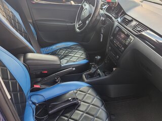 2017 Skoda Rapid I Рестайлинг, синий, 960000 рублей, вид 2