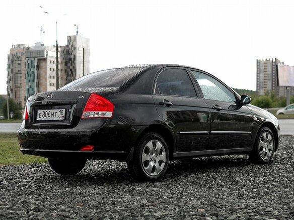 2007 Kia Cerato I Рестайлинг, чёрный, 559000 рублей - вид 4