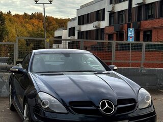 2004 Mercedes-Benz SLK-Класс 200 II (R171), синий, 1590000 рублей, вид 1