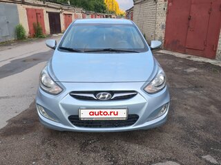 2012 Hyundai Solaris I, голубой, 850000 рублей, вид 1