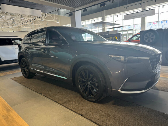 2022 Mazda CX-9 II Рестайлинг, серый, 3970000 рублей - вид 2