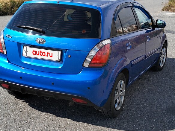2011 Kia Rio II Рестайлинг, синий, 600000 рублей - вид 3