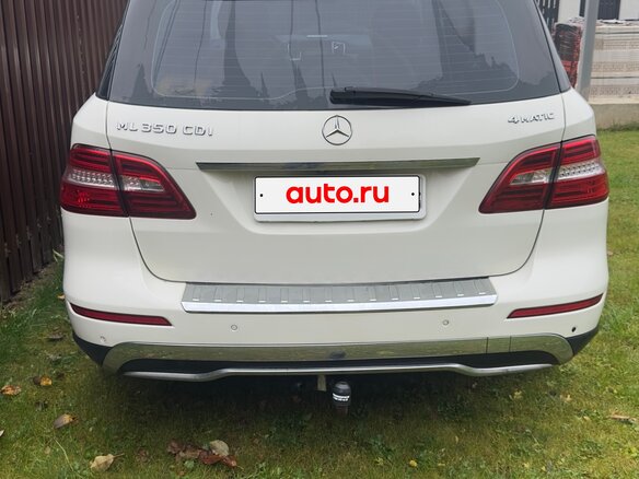 2012 Mercedes-Benz M-Класс 350 CDI III (W166), белый, 2100000 рублей - вид 1